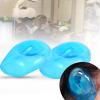 Plastic Ear Cover, 2pcs Blue Ear CoverShield Anti Staining Ear Cover Guard Protector Water Proof Bathing Shower Caps for Hair Salon view 3