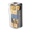 60A Power Distribution Block 1 in 2 Way Out, Car Audio Splitter with Copper Ground Holder for Cars, Boats, and Other Vehicles view 1