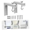 2pcs Ceiling Mount Brackets for Projector Screens Wall Mounted Hook Holders Construction for Secure Installation Ideal for Use view 2