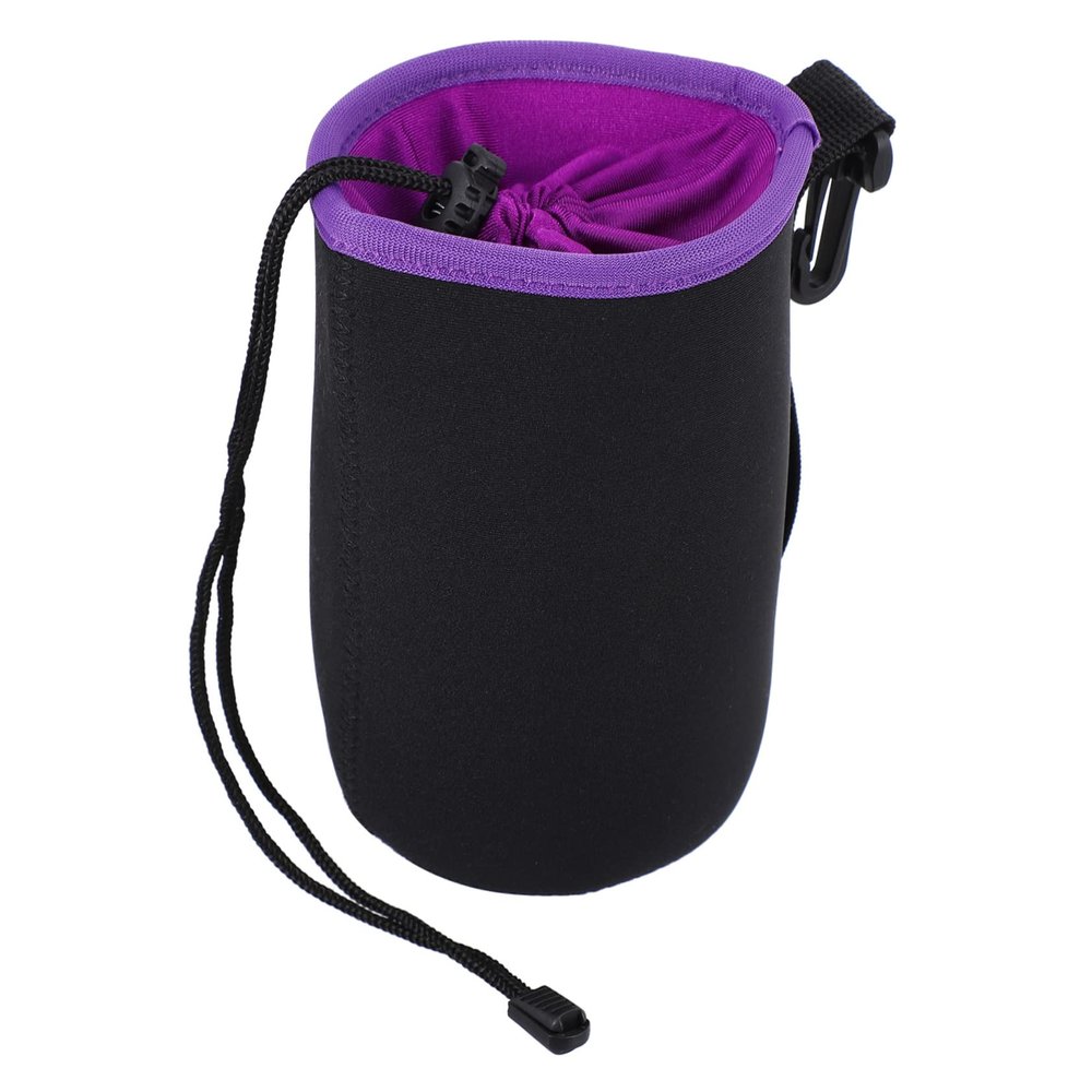 CAXUSD Shockproof Dslr Camera Lens Pouch Bag Thick Neoprene Protection for Moisture Scratches Lens Case for Professional Hobbyist Photographers