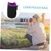 CAXUSD Shockproof Dslr Camera Lens Pouch Bag Thick Neoprene Protection for Moisture Scratches Lens Case for Professional Hobbyist Photographers view 3