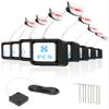 8Pack Remote Control Tether, 6.5 Ft Remote Control Leash, Retractable Safety Lock with Adjustable Lock Strap for TV Remotes, Game Controllers, and Tablets - Perfect for Showrooms view 1