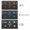 Marine Bluetooth Amplifier car Audio System Waterproof Multi-Function Remote Class D Amp ATV UTV Amp 4 Channel Output (Silvery) view 3