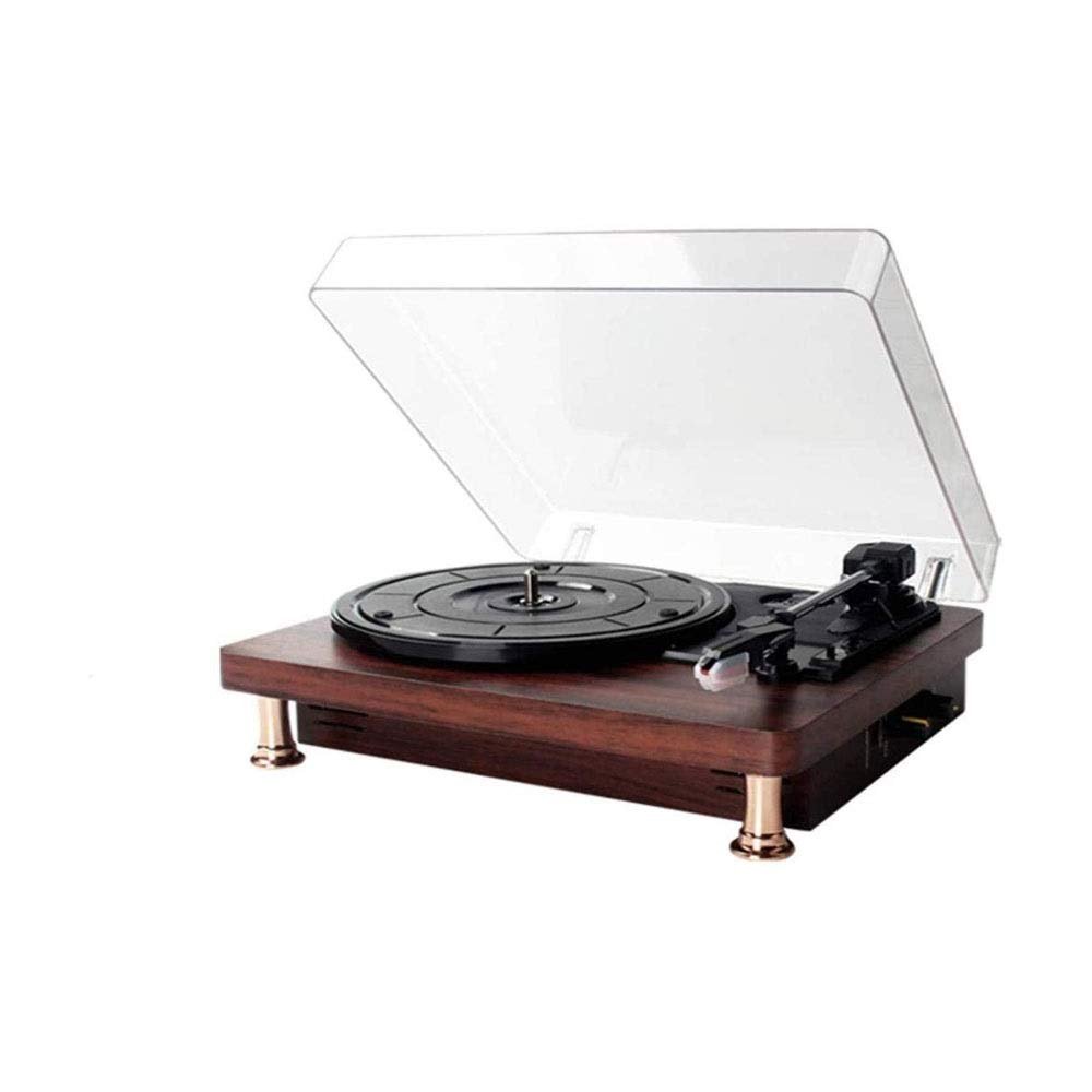 Belt Drive Turntable with Wireless Connectivity, Built-in Phono Pre-amp, USB Digital Output Vinyl Stereo Record Player, 33 or 45 RPM
