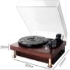 Belt Drive Turntable with Wireless Connectivity, Built-in Phono Pre-amp, USB Digital Output Vinyl Stereo Record Player, 33 or 45 RPM view 2