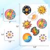 100pcs Sunshine Stickers - Sun Stickers, Waterproof Decals for Water Bottles Laptop Luggage Computer Scrapbooking Teens Adults Girls Kids Funny Party Birthday Decorations view 4