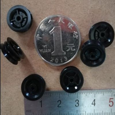 6pcs 10.3x6x2mm Cassette Card Recorder seat Tape Player Stereo for Audio Recorder Wheel Vintage Double-Layer Flat Belt Pulley