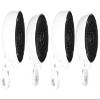 Rockville Bundle: (2) Pair MS40B Black 4" 200W Marine Boat Speakers Compact and Powerful Bundle with (2) Pair MAC40W 4" White Swivel Aluminum Tower Handlebar Speaker Pods ATV/UTV (4 Items) view 1