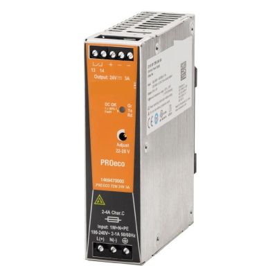 Arionyx DIN-Rail Switching Power Supply PRO ECO 72W 12V 6A 1469570000
