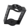 75mm Tripod Head Bowl Riser, Aluminum Half Ball Flat to Bowl Adapter Converter, Sturdy CNC Machined, Versatile Accessory Mounts, Raises Camera 5.3in, Supports 10kg for Video DSLR view 4