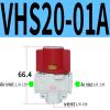 XZCZSXBS Pneumatic Residual Pressure Relief Valve VHS20-01A VHS20-02A VHS30-02A VHS30-03A VHS40-03A VHS40-04A(VHS20-01A) view 2