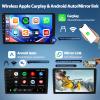 2G+64G Car Radio for Mazda 6 2004-2014 with Wireless Carplay Android Auto,9 inch Touchscreen Mazda 6 Car Stereo Radio Support Mirror Link WiFi/GPS Navigation Bluetooth FM RDS EQ SWC AHD Backup Camrea view 3