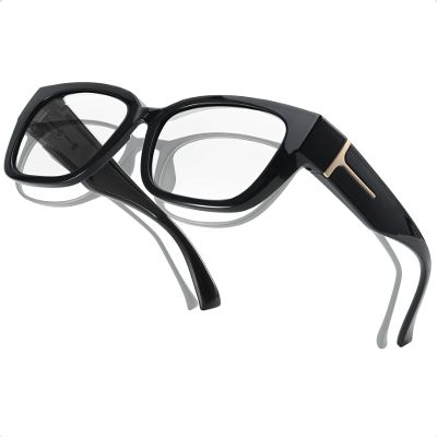 IGnaef Fit Over Blue Light Blocking Glasses for Women Men, Blue Light Filter Computer Glasses to Wear Over Glasses BL7512