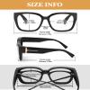 IGnaef Fit Over Blue Light Blocking Glasses for Women Men, Blue Light Filter Computer Glasses to Wear Over Glasses BL7512 view 4