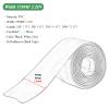 XAWSOP Self Adhesive Cord Hider Floor Wall Strip, Rollable PVC Cables Management Kit for Protect Cords Wires Prevent Power Lines Trip, Soft Cable Raceway Concealer Molding,B-W 55mm - 5M/16.4FT view 2