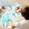 Kids Camera Instant Print Girls Boys, 2,4" HD 1080P, 32GB Card, with Photo Paper and Colored Pens, Instant Camera Holiday Birthday Gifts, Printable Toddler Portable Travel Print Toy (Blue) view 4