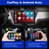 10.6 Inch Android 13 Single Din Car Radio [4GB RAM + 64GB ROM] with Wireless CarPlay & Android Auto, 4G, Knob Button, GPS, DSP, WiFi, Bluetooth, SWC Output view 2