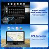 10.6 Inch Android 13 Single Din Car Radio [4GB RAM + 64GB ROM] with Wireless CarPlay & Android Auto, 4G, Knob Button, GPS, DSP, WiFi, Bluetooth, SWC Output view 4