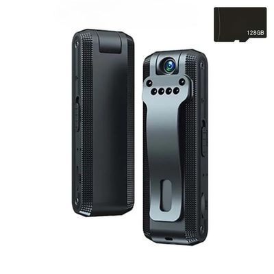 waillynice HD 1080P Mini Night Vision Camera with Motion Detection, Magnetic Mount, 128G Support & Loop Recording for Home Security & Sports DV (add 128GB Card)