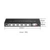 L6AS0F7 8K HDMI Audio Extractor HDMI V2.1 Switcher Converter 4 * 1 4 in 1 Out 8K 60Hz 4K120Hz ARC Auto Switch Support PS5 Xbox view 3