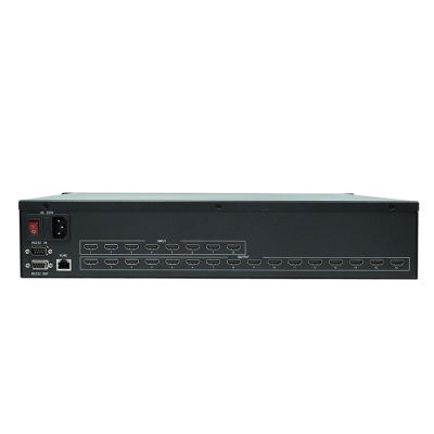 D3LX0Z1 HDMI Matrix 4x4 8x8 8x16 8x24 16x16 16x32 Video Switching 4K Support Remote Control 3D EDID Blu-Ray DVD for LCD LED Video Wall(8 in 16 Out,with Network Control)