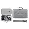 XBERSTAR Drone Case for DJI Flip Carrying Case Hard Shell Storage Bag Portable Travel Bag with Strap, Gray, Drone Carrying Case view 1