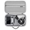 XBERSTAR Drone Case for DJI Flip Carrying Case Hard Shell Storage Bag Portable Travel Bag with Strap, Gray, Drone Carrying Case view 2