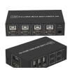 Y0S3QZ1 HDMI KVM Switch 4K 60Hz 4-Port USB KVM HDMI Switch selector Box USB 2.0 and HDMI 2.0 Switch KVM HDR for Mouse,keyboad,Monitor(4X1 Wire Control) view 1