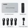 L6AS0F7 4 Port USB HDMI KVM Matrix 4x2 Dual Monitor 4K 60Hz HDMI Matrix Switch Splitter Audio Video Converter Support USB Keyboard Mouse(US Plug) view 2