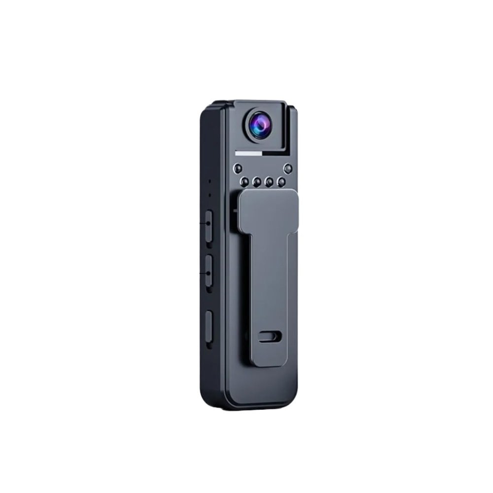 Waillynice 1080P HD Mini Camera with Infrared Night Vision, 180 Rotating Lens, 128G Support, Portable BodyCam for Police, Outdoor Sports & Bike Recording (Only F9(Black))