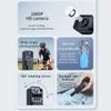 Waillynice 1080P HD Mini Camera with Infrared Night Vision, 180 Rotating Lens, 128G Support, Portable BodyCam for Police, Outdoor Sports & Bike Recording (Only F9(Black)) view 3