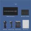 5MNG0Y8 4K HDMI KVM Switch 4 in 1 Out 4K 60Hz HDMI USB KVM Switcher 4x1 for 4 PC Share Monitor Mouse Keyboard with Desktop Controller view 2