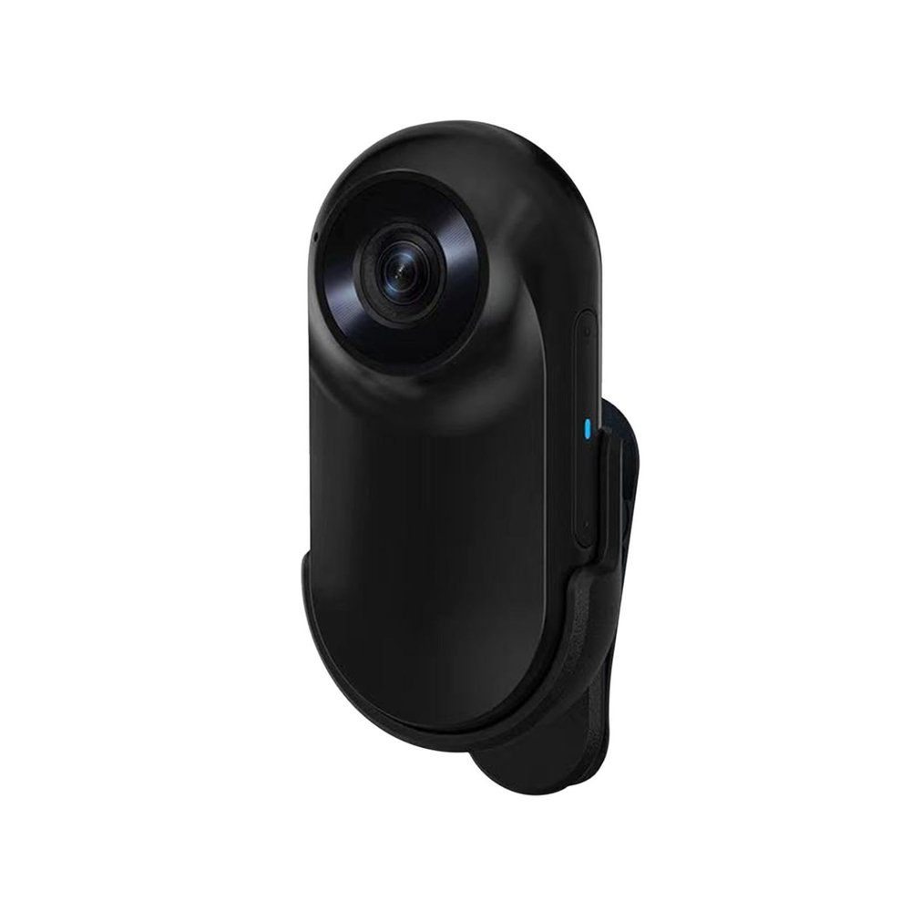 Thumb Motion Camera, Vlog Camera, Mini Body Go Snap Camera, Thumb Size Hands Free Wearable Body Camera, Portable Camera Functional Accessory, Multifunctional Camera Suitable for Cycling (Black)