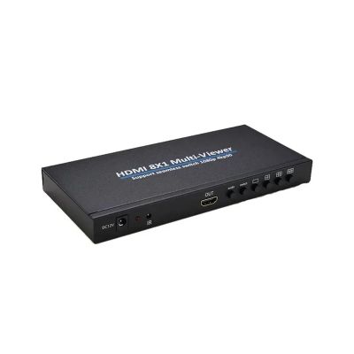 D3LX0Z1 1080P 16x1 HDMI Multiviewer Multi Screen Display Divider Seamless Switch 4x1 8x1 Quad Multi-viewer for PS4 PS5 Camera PC to TV(4x1)