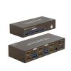 Dual Monitor HDMI KVM Switch 2x2 4K 60Hz HDMI Displayport USB 3.0 KVM Switcher Extended Display for 2 PC Share Mouse Keyboard(HDMI DP kvm Switch,with US Plug) view 1