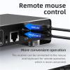 L6AS0F7 200M HDMI KVM Extender Over IP Rj45 Cat6 USB Ethernet Extender 656FT 1080P 60Hz for NVR Camera Monitoring Network Switch(200M TX,UK Plug) view 3
