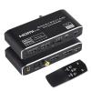 5MNG0Y8 2x1HDMI Switch eARC Audio Extractor with ARC Optical Toslink HDMI 2.0 Switch 4K 60Hz HDMI Switcher Remote for TV PS4(EU Plug) view 1
