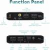 5MNG0Y8 2x1HDMI Switch eARC Audio Extractor with ARC Optical Toslink HDMI 2.0 Switch 4K 60Hz HDMI Switcher Remote for TV PS4(EU Plug) view 3