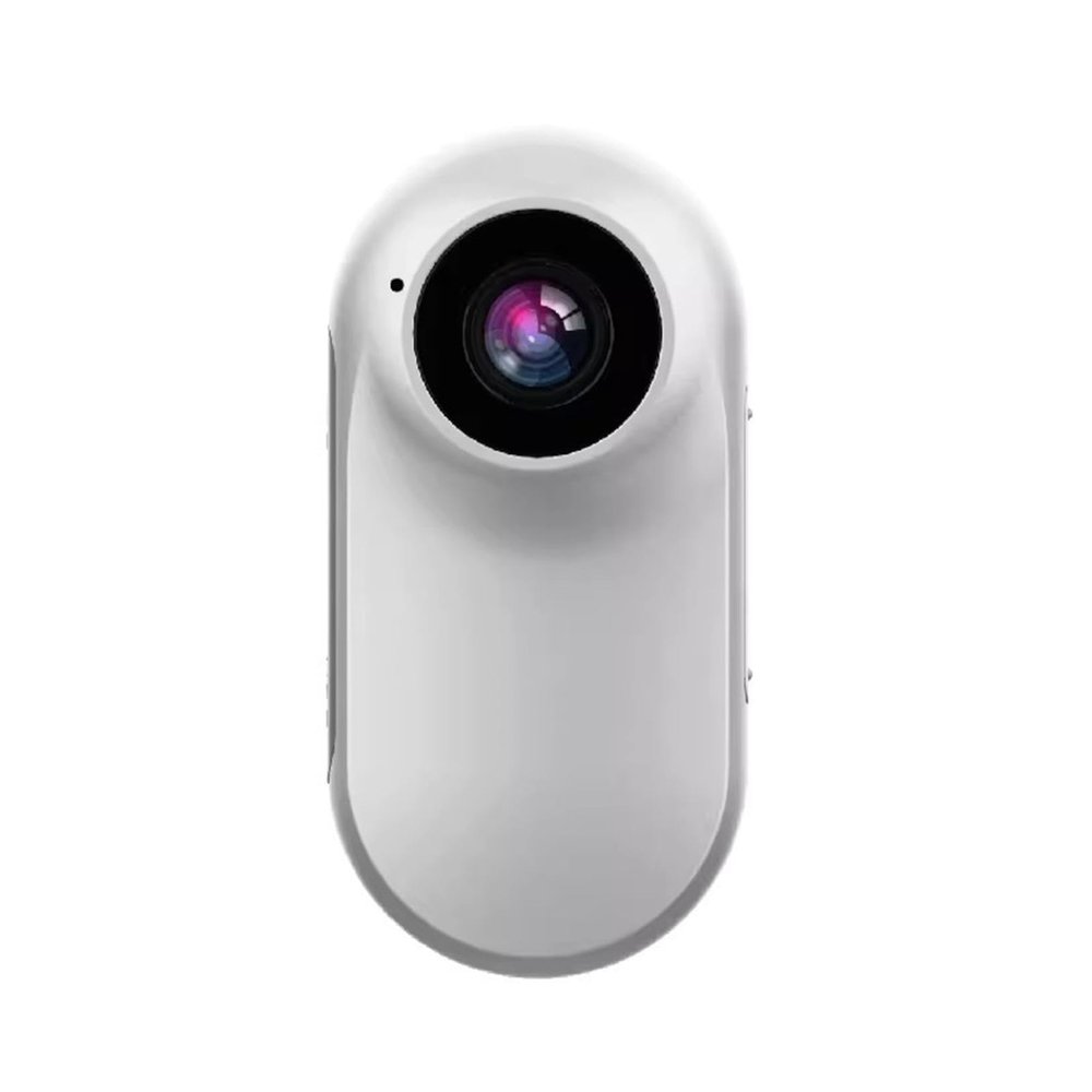 Thumb Motion Camera, Vlog Camera, Mini Body Go Snap Camera, Thumb Size Hands Free Wearable Body Camera, Portable Camera Functional Accessory, Multifunctional Camera Suitable for Cycling (White)