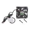 8cm USB Cooling Fan Exhaust Fan for Cooling and Ventilation Suitable for Electronics and Pet Houses Adjustable Speed view 1