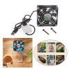 8cm USB Cooling Fan Exhaust Fan for Cooling and Ventilation Suitable for Electronics and Pet Houses Adjustable Speed view 2
