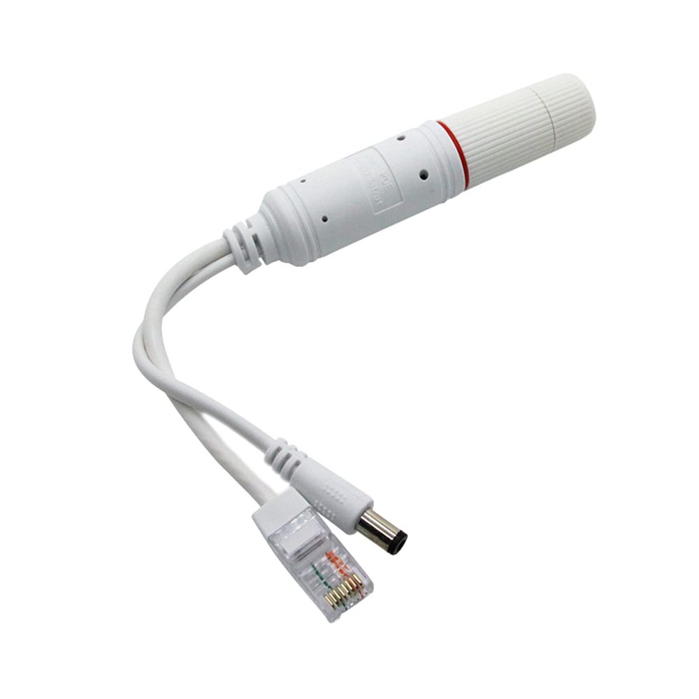 TINGUT Poe Spliter 48V to 12V Spliter Waterproof with Video and Power Adapter Cable Supply Module for Camera Extender