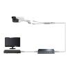 TINGUT Poe Spliter 48V to 12V Spliter Waterproof with Video and Power Adapter Cable Supply Module for Camera Extender view 2