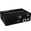 5MNG0Y8 4K HDMI KVM Extender Over IP RJ45 Cat5e/6 200M HDMI KVM Matrix USB Extender Support Multipoint to Multipoint Extensoin Transmitt(1 RX only,with US Plug) view 2