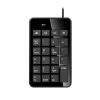 Mechanical Keycaps 23 Keys Numeric Keypad USB Number Keyboard Keycap for Laptop Desktop PC Computer Digital Numpad view 1