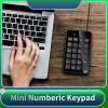 Mechanical Keycaps 23 Keys Numeric Keypad USB Number Keyboard Keycap for Laptop Desktop PC Computer Digital Numpad view 2
