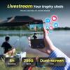 Chasing Canfish CF1 Underwater Fishing Camera Kit,1080P Full HD Portable Video Fish Finder,APP Remote Control Real-time Observation,Fishing Camera with Infrared Light for Sea, Lake, Boat, Ice Fishing view 4