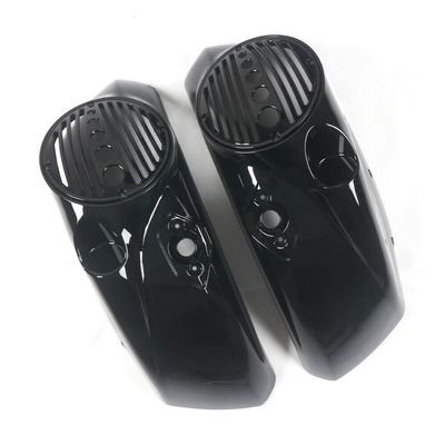 8'' Saddlebag Speaker Lid w/Black Grill Compatible for Victory Cross Country 2010-up