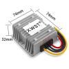 IJPDXOLBQ DC DC Step Up Converter 12V to 27V Waterproof Power Inverter 3A 5A 8A 10A Voltage Regulator Buck Module for Car(8A Aluminum L) view 2