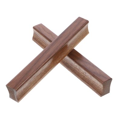 ARTIBETTER 2pcs Wood Cabinet Pulls, 96mm Hole Centers Coffee Drawer Handle